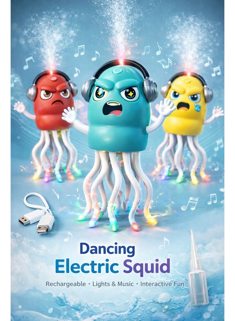 Luxury Electric Dancing Squid Toy For Kids With Lights, Music & Motion Sensor – Usb Rechargeable - Image 2